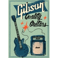 Плакат Gibson - Quality Guitars Изображение