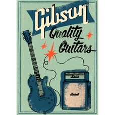 Плакат Gibson - Quality Guitars Изображение
