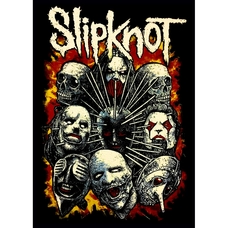 Плакат Slipknot (Masks in Fire) Зображення