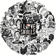 Набор стикеров I Love Skulls (stk-032) Зображення