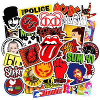 Набор стикеров Rock Bands (stk-041) Изображение