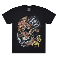 Футболка Skull With Dragon Tattoo (3D, светится в темноте) Зображення