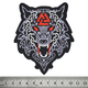 Нашивка Волк (Fenrir), красный Валькнут Зображення