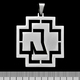 Кулон Rammstein (вырезанное лого) (ptsb-095) фигурный Зображення