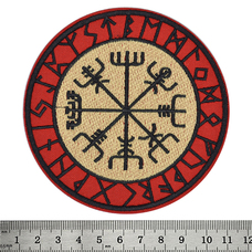 Нашивка Vegvisir (Вегвизир в руническом круге) Изображение