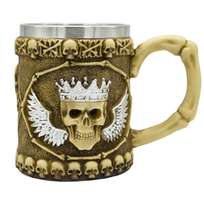 Кружка Череп с крыльями (cup-050) Зображення