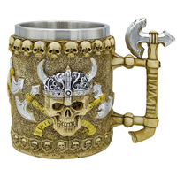 Кружка Череп викинга с топорами (cup-058) Зображення