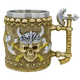 Кружка Череп викинга с топорами (cup-058) Зображення