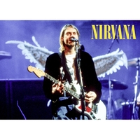 Плакат Nirvana (Kurt with Wings) Изображение