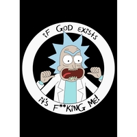 Плакат Rick and Morty (Rick is God) Зображення