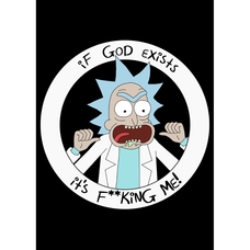 Плакат Rick and Morty (Rick is God) Зображення