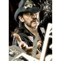 Плакат Motorhead (Lemmy with cards) Изображение