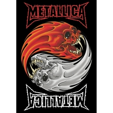 Плакат Metallica (Yin Yang skull) Зображення
