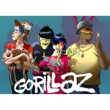 Плакат Gorillaz (smoking) Зображення