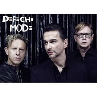 Плакат Depeche Mode (black background) Зображення