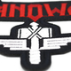 Нашивка Manowar (logo with hammer) фигурная Изображение