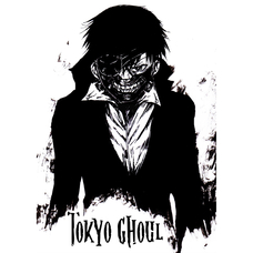 Плакат Tokyo Ghoul (black and white) Зображення