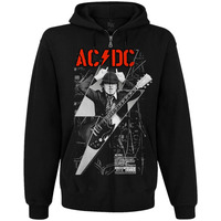 Худі AC/DC (PWR UP Angus Young) на блискавці Зображення