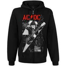 Худі AC/DC (PWR UP Angus Young) на блискавці Зображення