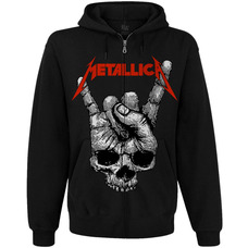 Худі Metallica (Skull Sign of the Horns) на блискавці Зображення