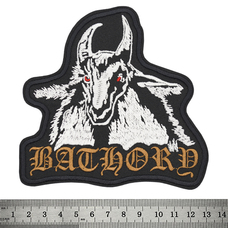 Нашивка Bathory (goat and logo) фигурная Зображення