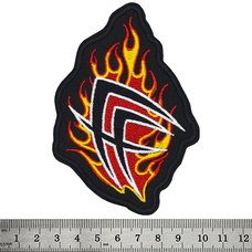 Нашивка Fear Factory (flame logo) Изображение