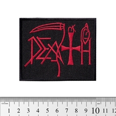 Нашивка Death (red logo) (pt-027) Зображення
