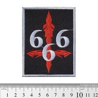 Нашивка Перевернутий хрест 666 (pt-004) Изображение