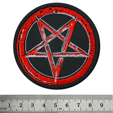 Нашивка Bloody Pentagram (pt-049) Зображення