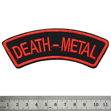 Нашивка Death Metal (red) (pt-064) Изображение