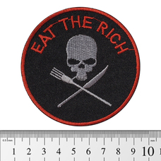 Нашивка Eat The Rich (pt-050) Изображение