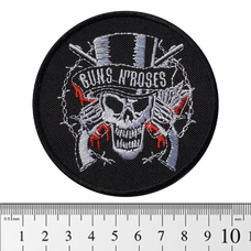 Нашивка Guns N' Roses (skull n' guns) (pt-048) Изображение