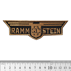 Нашивка Rammstein (bronze logo) (pt-059) Зображення