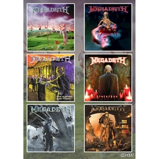 Стікерпак Megadeth (album covers) 2 SP-177 Зображення
