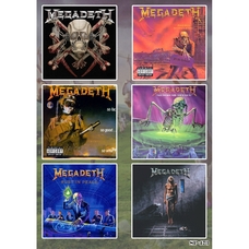 Стікерпак Megadeth (album covers) 1 SP-173 Зображення