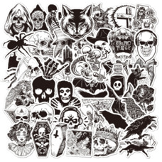 Набір стікерів Horror punk (stk-064) 50 шт Зображення