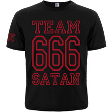 Футболка Team Satan - 666 (red) Изображение