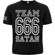 Футболка Team Satan - 666 (white) Зображення