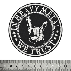 Нашивка In Heavy Metal We Trust Изображение