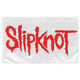 Прапор Slipknot (білий, червоне лого) sfc-005 Изображение
