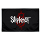 Прапор Slipknot (чорний, біле лого, червоне S лого) sfc-008 Изображение