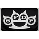 Прапор Five Finger Death Punch (чорний, Knuckle logo) sfc-009 Зображення