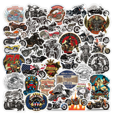 Набір стікерів Retro Biker Theme (stk-072) (50 шт.) Зображення