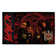 Прапор Slayer (band with logos) sfc-020 Зображення