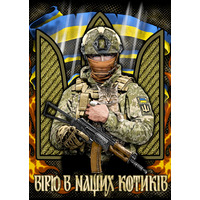 Плакат Вірю в наших котиків Изображение