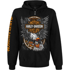Худі Harley-Davidson (eagle and logo HD) на блискавці Изображение