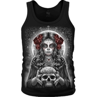Майка Muerte (skull and roses) Изображение
