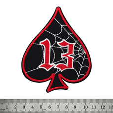 Нашивка Lucky 13 (Ace of spade) Изображение