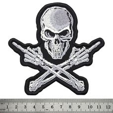 Нашивка Double-fucking the skull Зображення