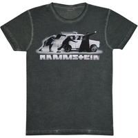 Футболка Rammstein (pushing a car) graphite t-shirt EU Изображение